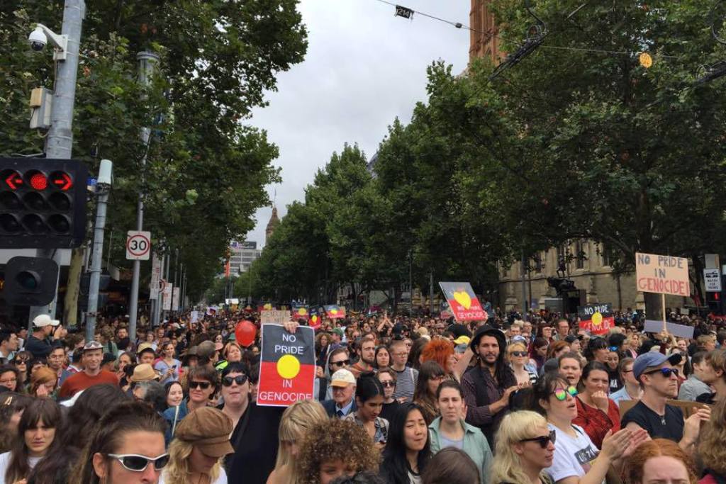 invasion day rally