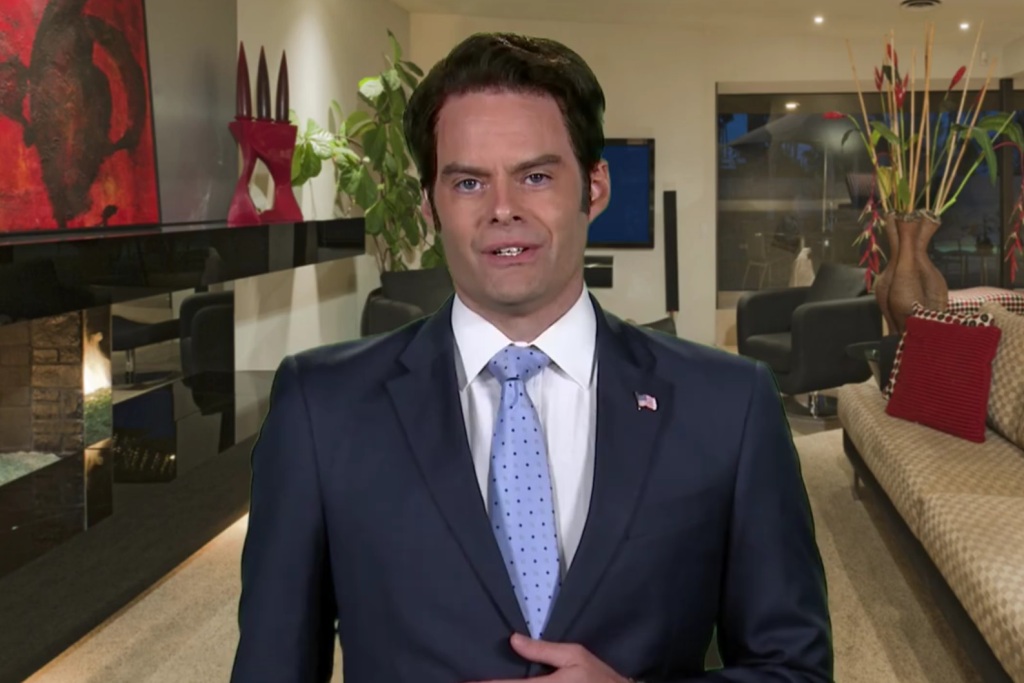 Bill Hader plays Anthony 'The Mooch' Scaramucci on SNL Weekend Update