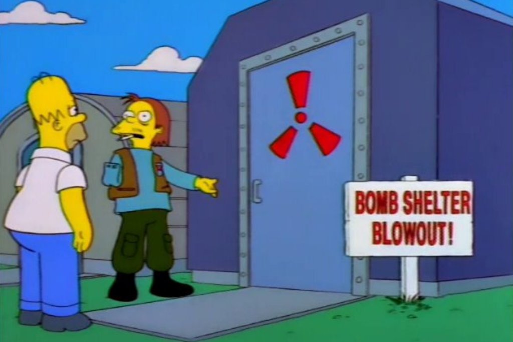 Simpsons North Korea Bombshelter