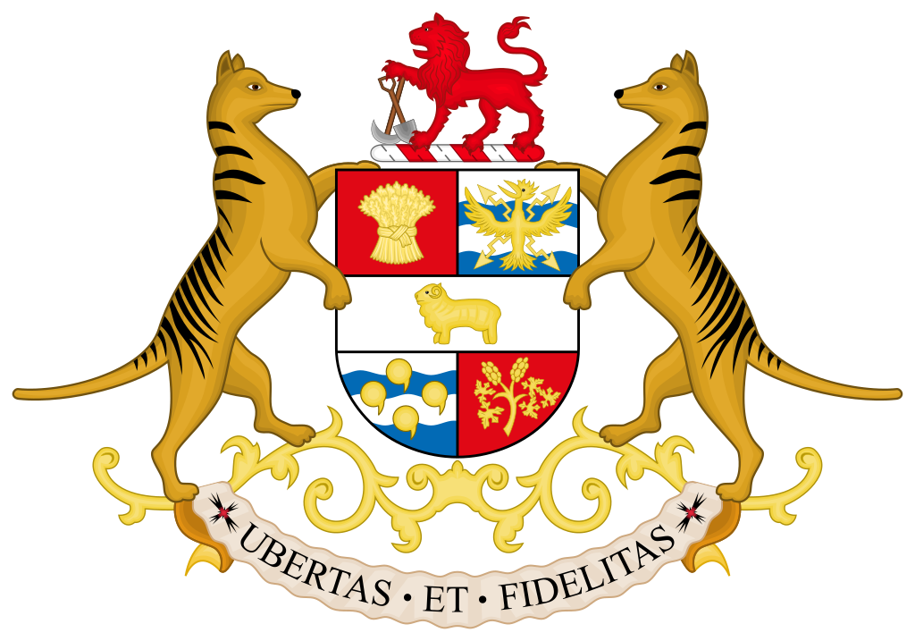 tasmania coat of arms