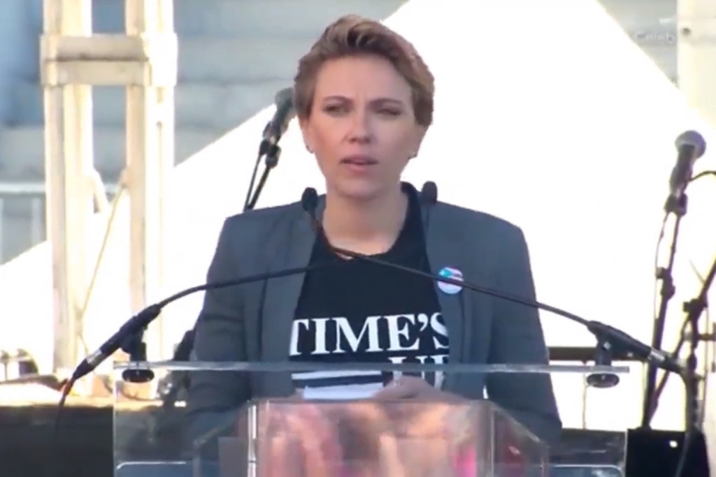 Scarlett Johansson Time's Up Speech