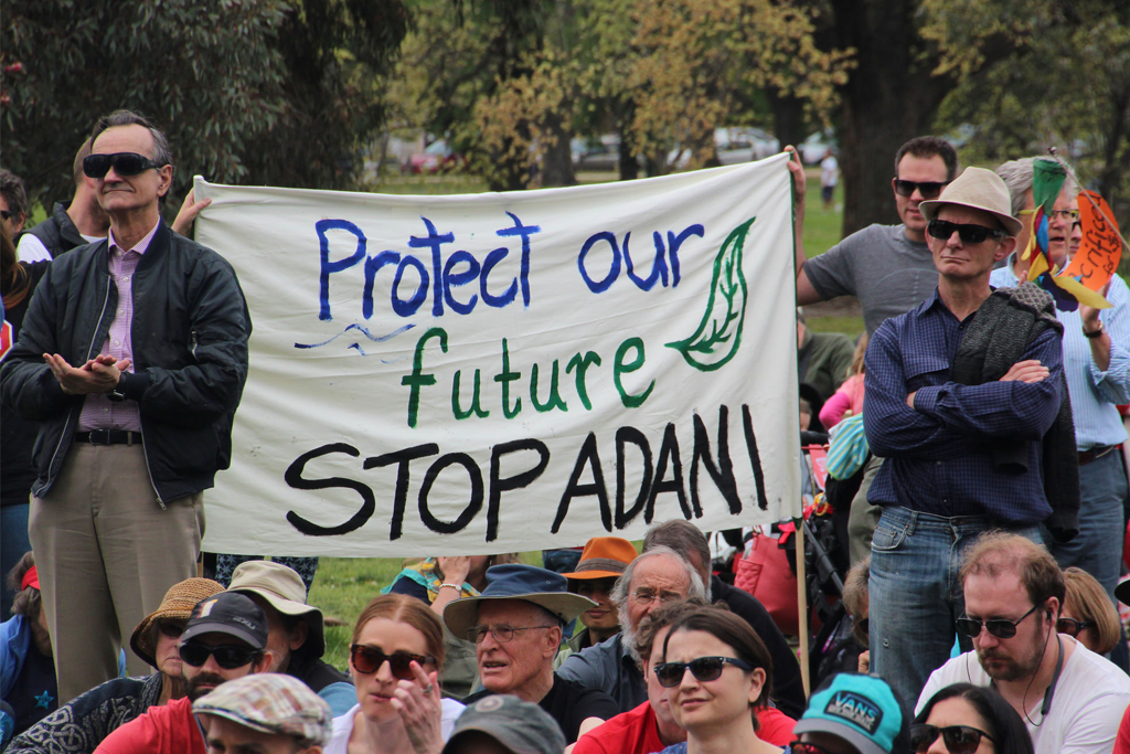 Stop adani water licence protest