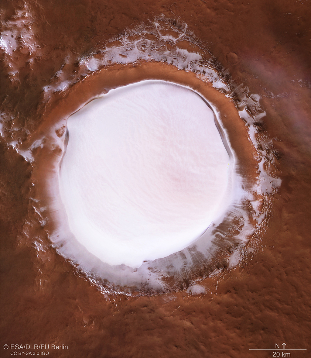 Crater Mars & # 39; Korolev