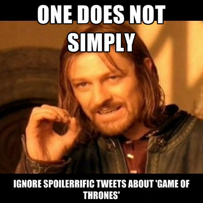 one does not simply GoT