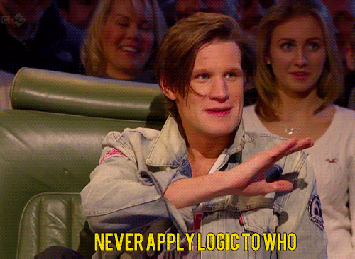 never apply logic to who