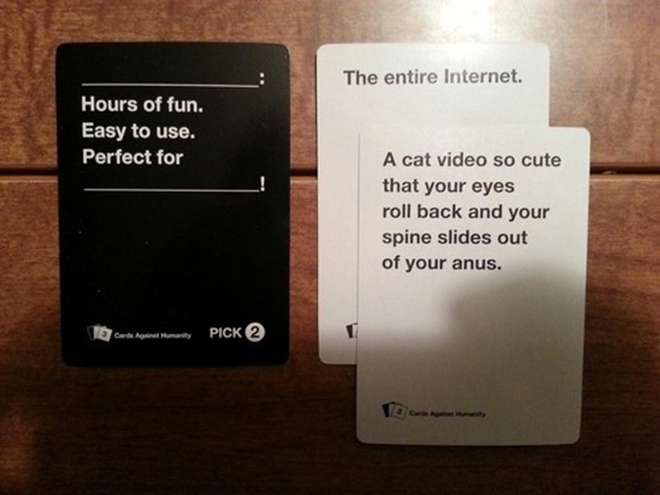 Cards Against Humanity Launched As An Online Game But It S Already Crashed Because You Re All The Worst