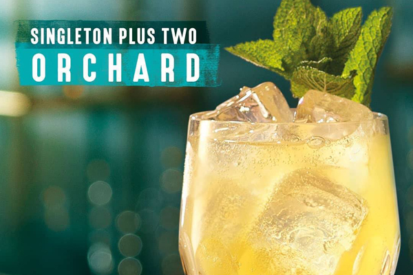 Singleton Plus Two 'The Orchard' whisky cocktail