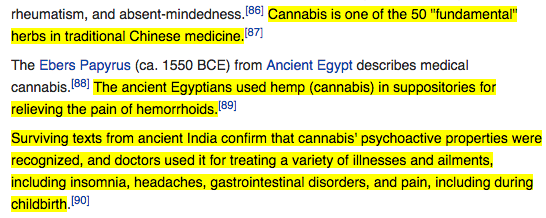 Wikipedia cannabis