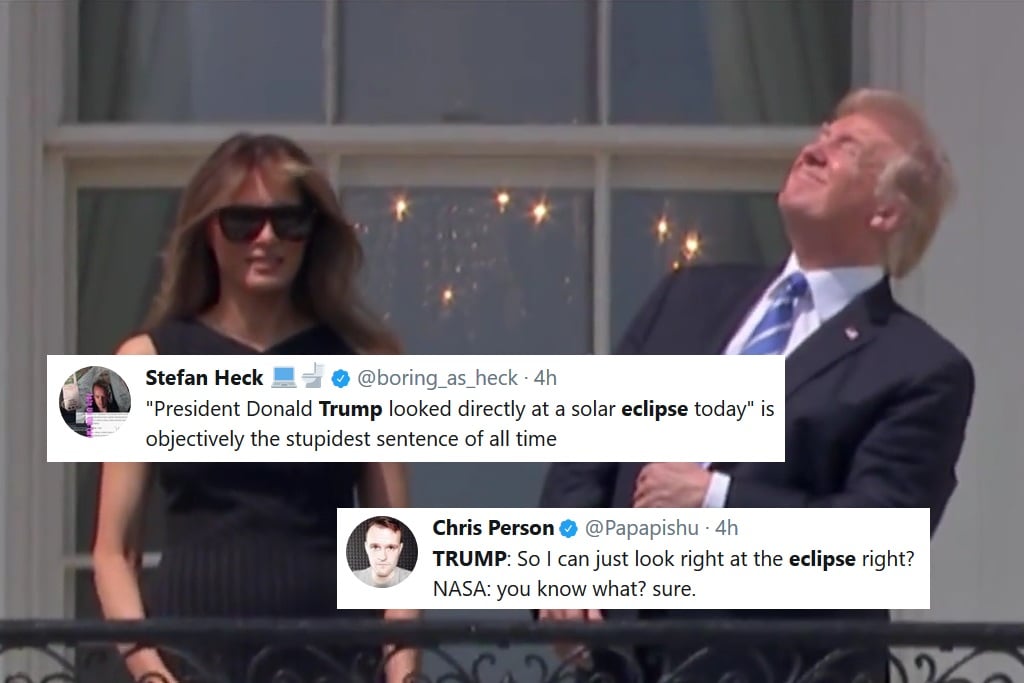 Donald Trump Solar Eclipse