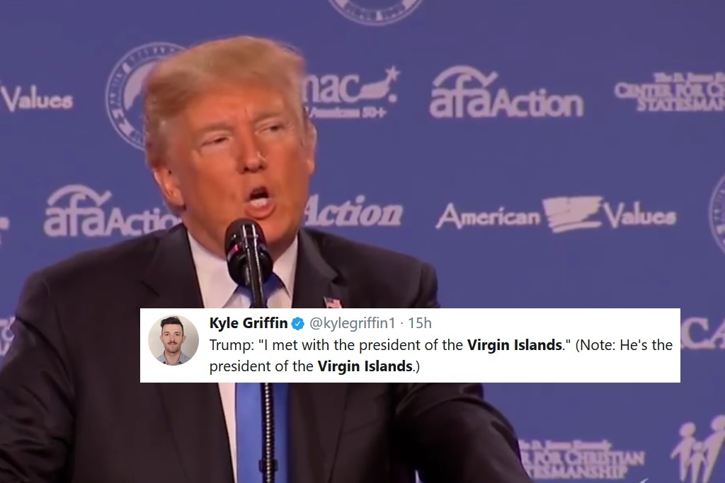 Donald Trump Virgin Islands