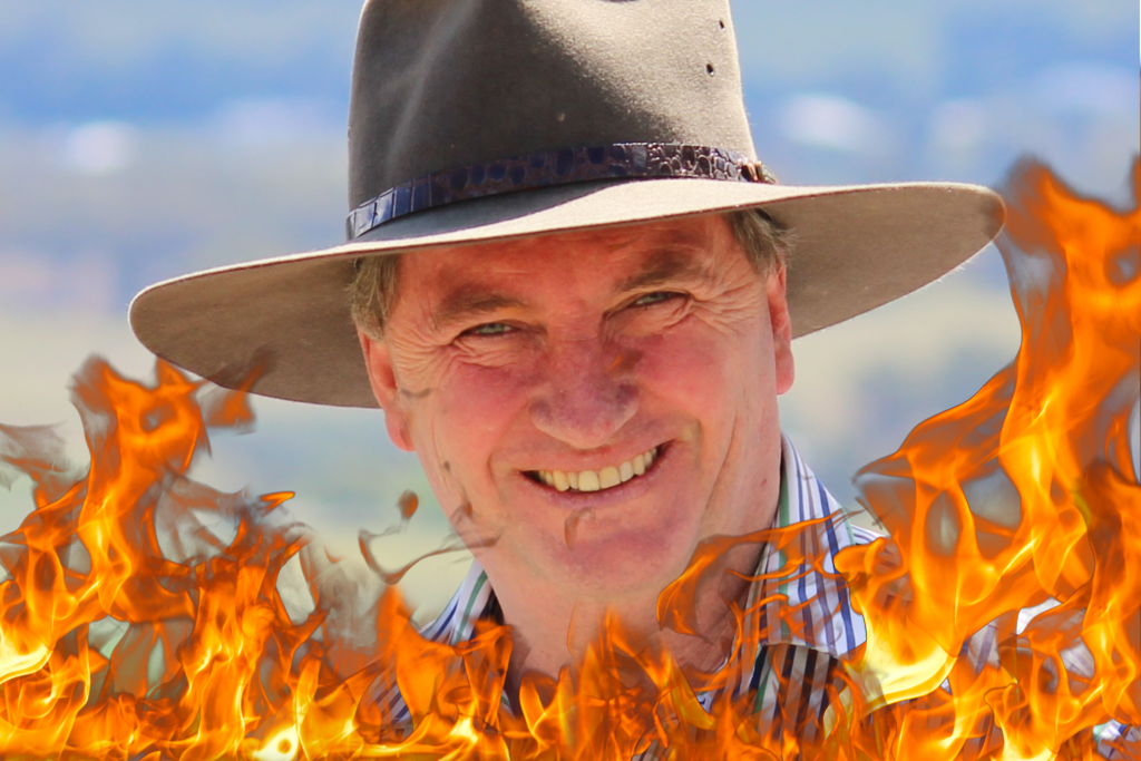 Barnaby Joyce appears to be trying to win the Nationals leadership back.