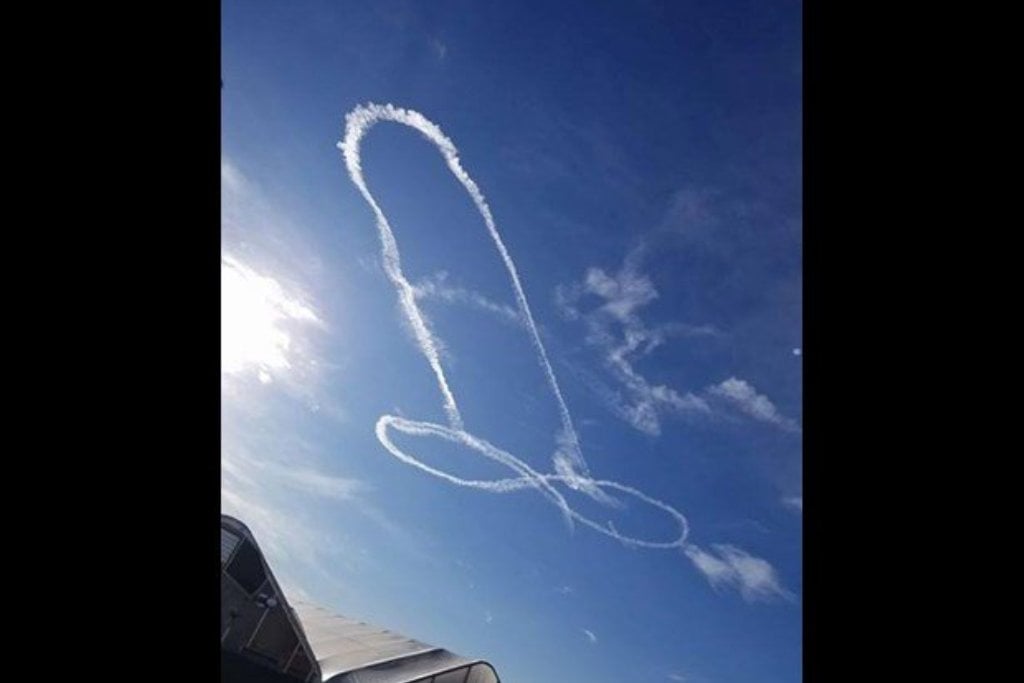 Navy Penis Skywriting