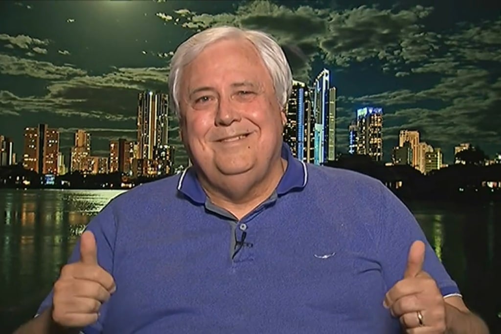 Clive Palmer challenges Twisted Sister to sing off