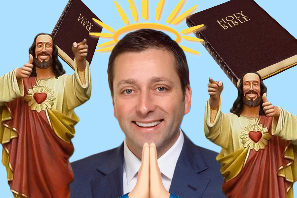 Matthew Guy wants Jesus in Victorian public schools