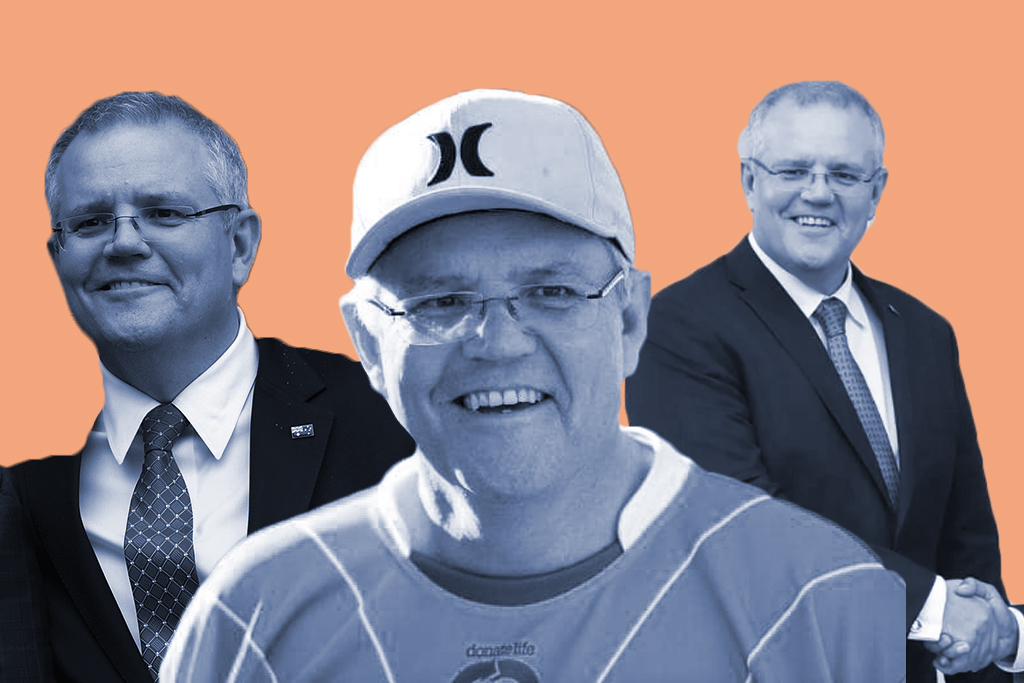 scott morrison prime minister of Australia and daggy dad wannabe