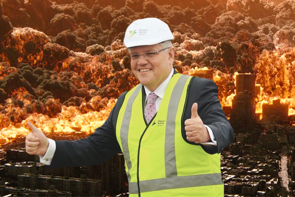 Scott Morrison's response to the UN report on climate change is embarrassing.