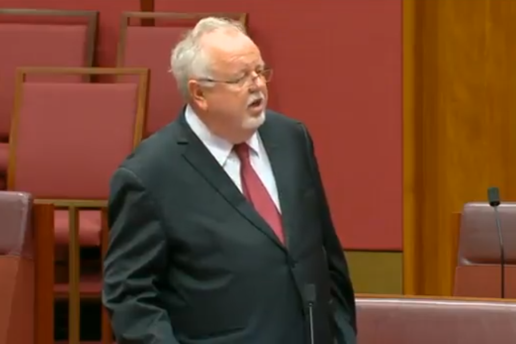 Barry O'Sullivan says he's a woman during abortion debate