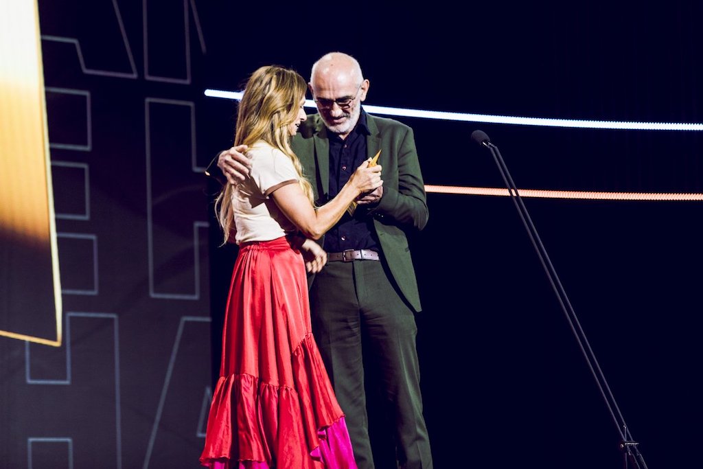 Kasey Chambers and Paul Kelly at 2018 ARIAs