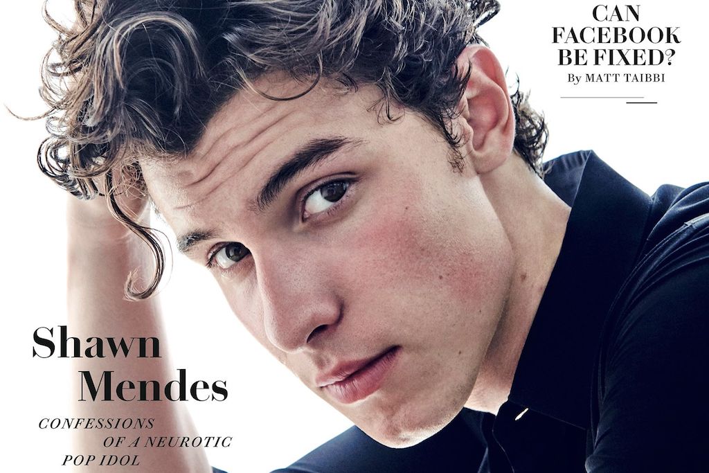 Shawn Mendes' Rolling Stone cover