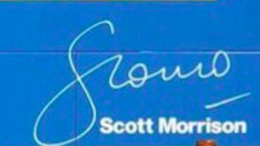 Scott Morrison Campaign Bus