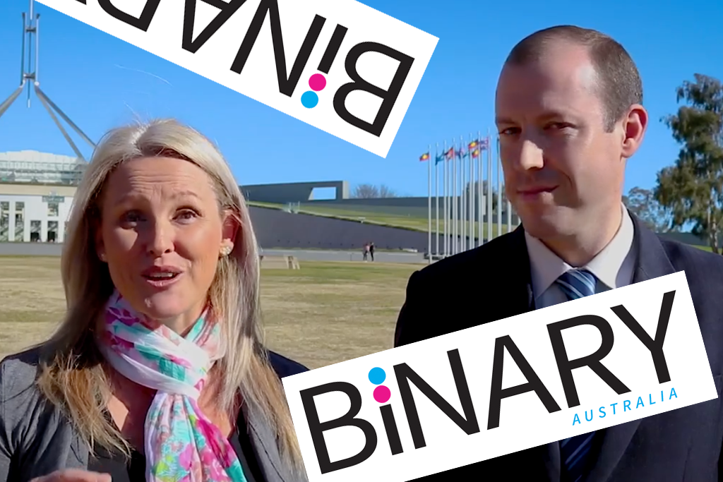 Marriage Alliance rebrands to Binary Australia because they have nothing better to do than attack trans people.