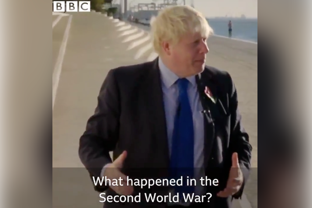 Boris Johnson has a disaster of a Twitter video.