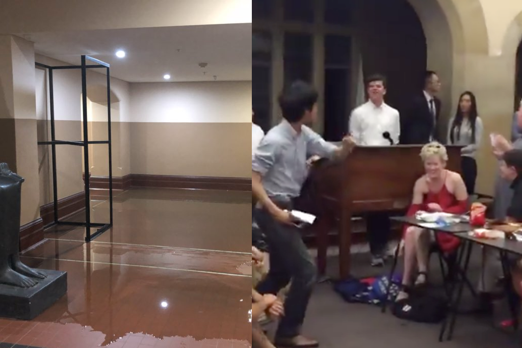 Sydney Uni's annual reps elect meeting got pretty dramatic last night.