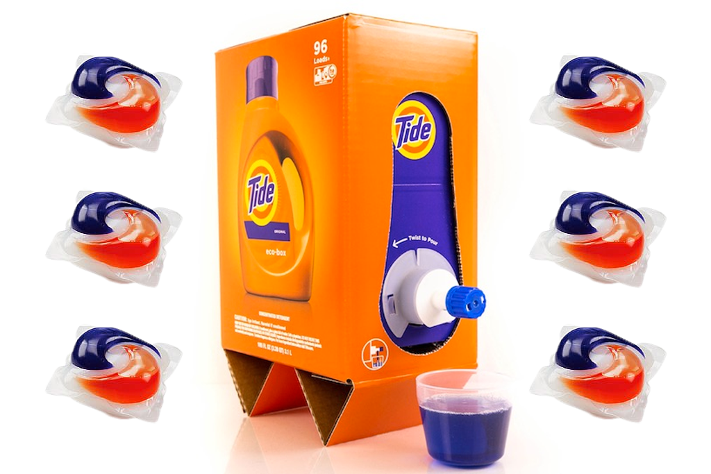 Tide pods now come in goon sack form.