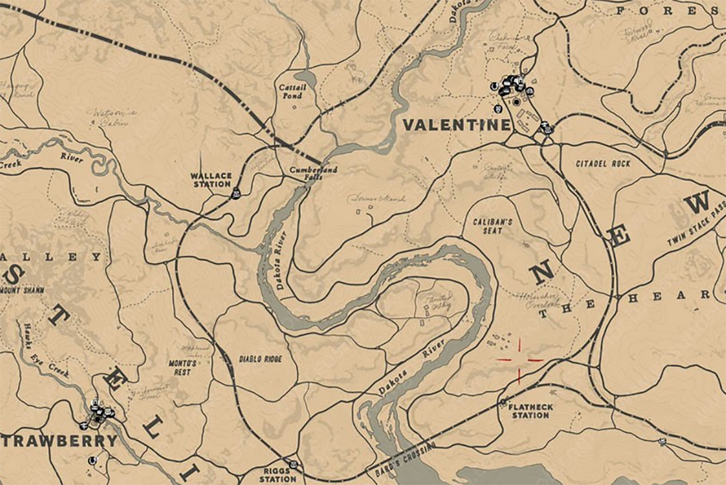 Red Dead Redemption 2 map