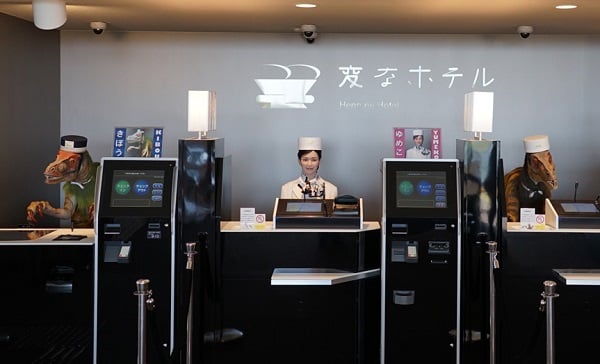 Henn na Hotel is staffed almost exclusively by robots, many of which will now lose their jobs