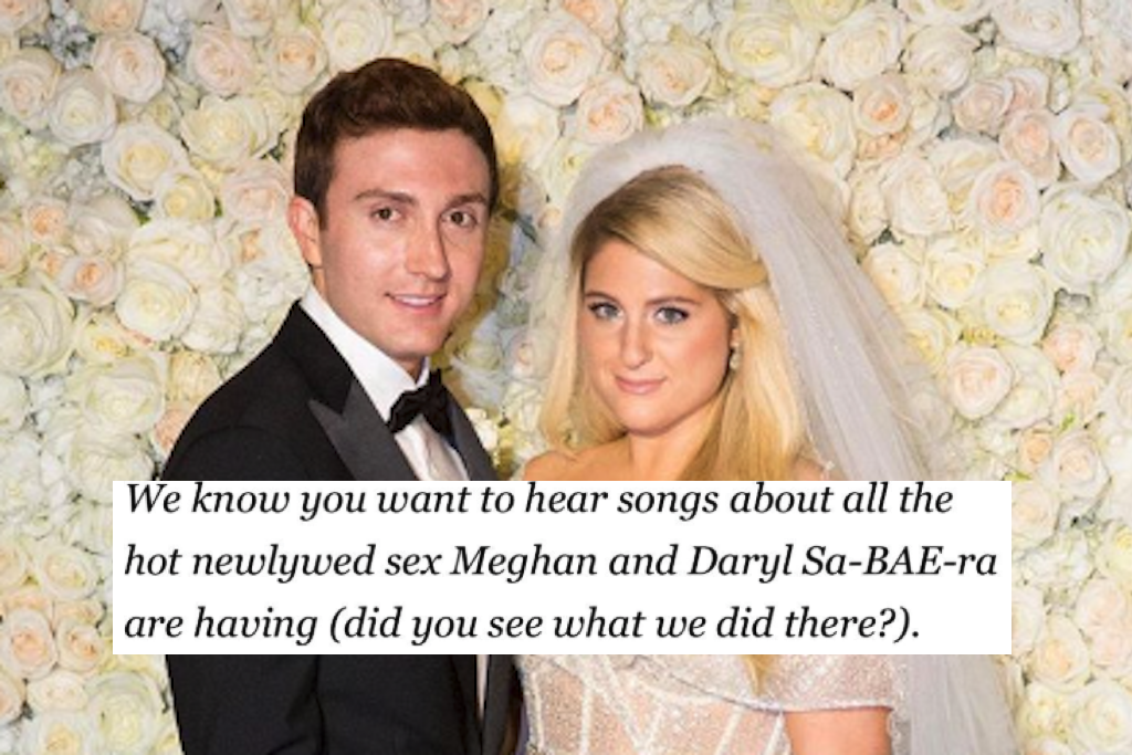 Meghan Trainor's Press Release for her 'The Love Train' EP is very horny.