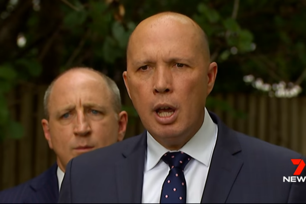 Peter Dutton says Australians will miss out on medical treatment thanks to refugees