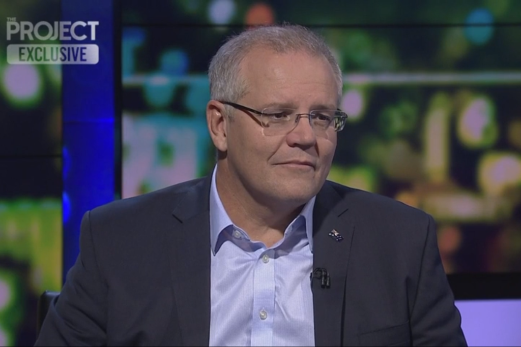 Scott Morrison on The Project with Waleed Aly