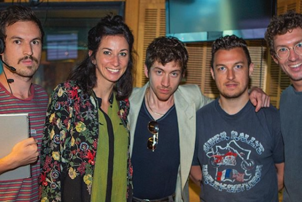 Liam Stapleton with The Arctic Monkeys