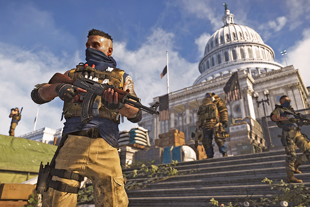 Division 2 S Recreation Of Washington Dc Even Has Protest Signs