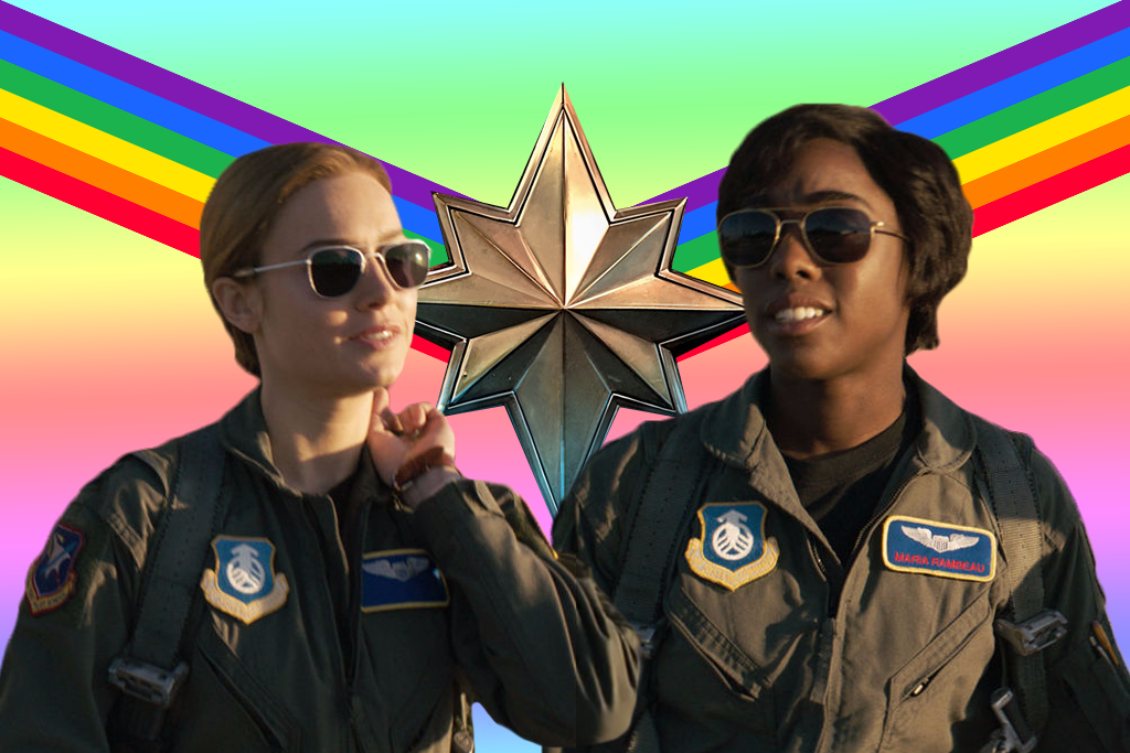 Captain Marvel is gay, obviously
