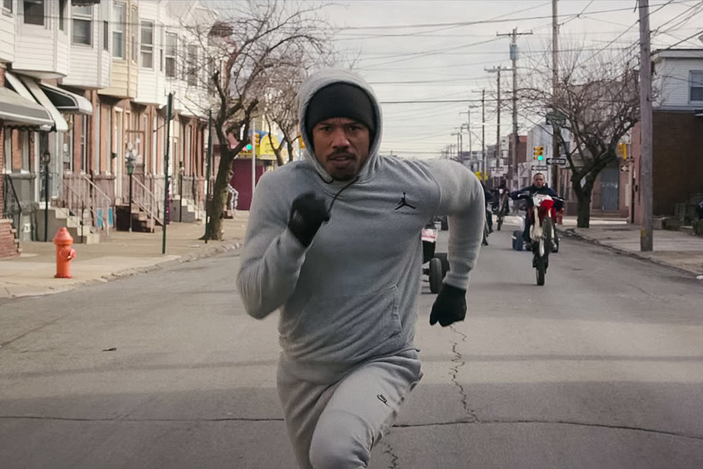 Michael B Jordan running in 'Creed'