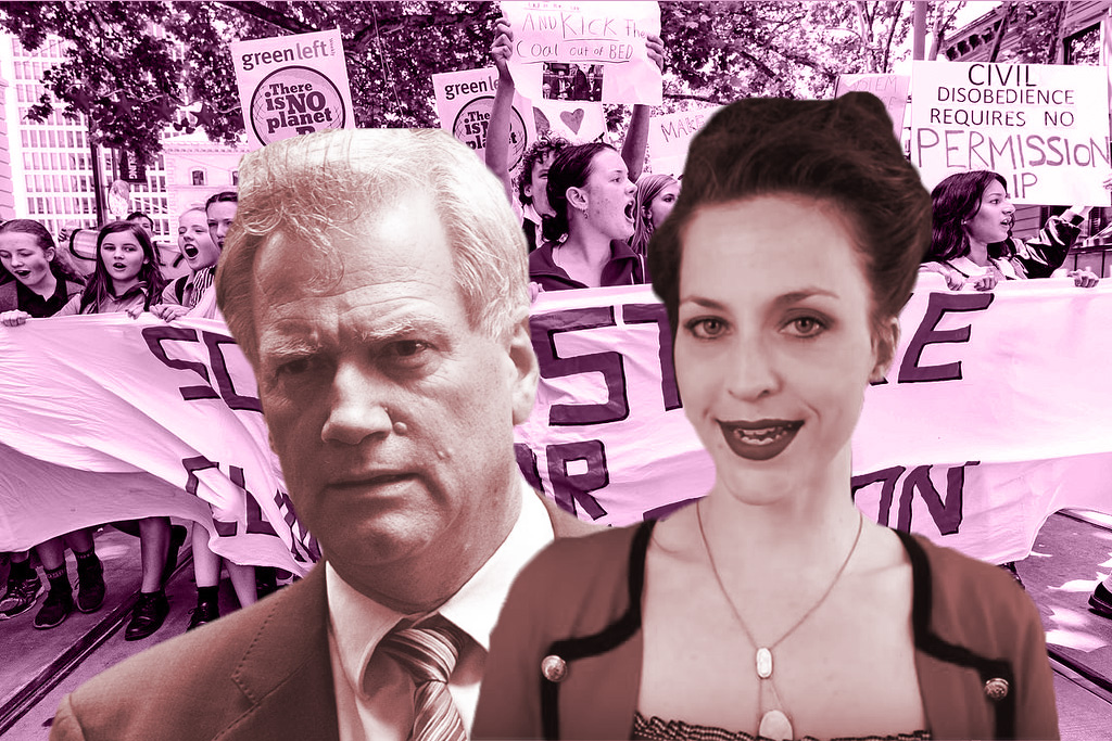 Daisy Cousens and Andrew Bolt are among conservative commentators that have rallied against the climate strike