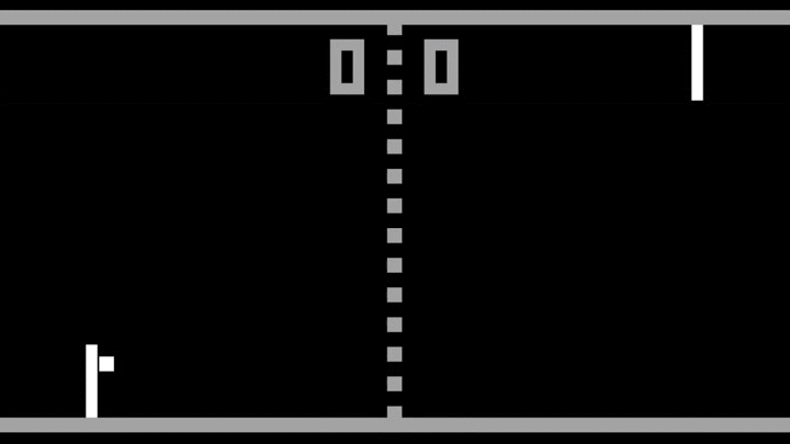 Atari Pong gameplay
