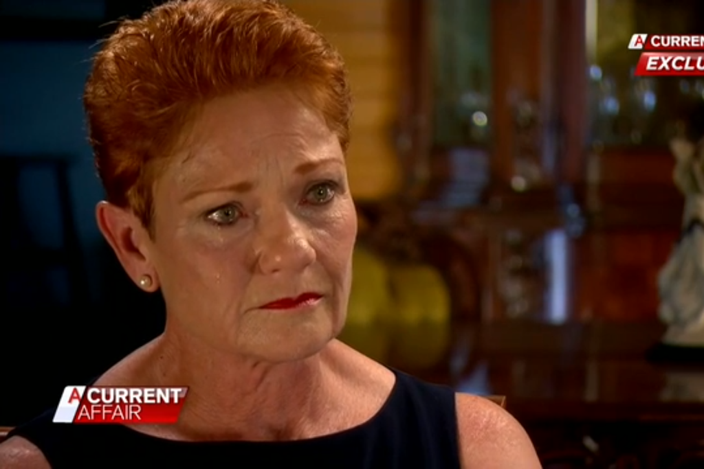 Pauline Hanson on A Current Affair