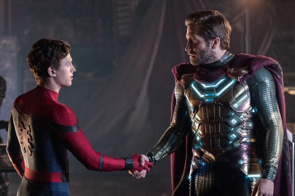 Tom Holland and Jake Gyllenhaal in the new trailer for Spider-Man: Far From Home