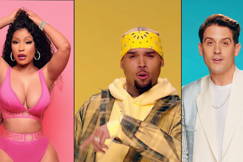 Chris Brown's new 'Wobble Up' music video has been accused of plagarism