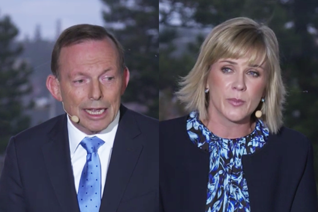 Warringah debate Zali Stegall vs Tony Abbott
