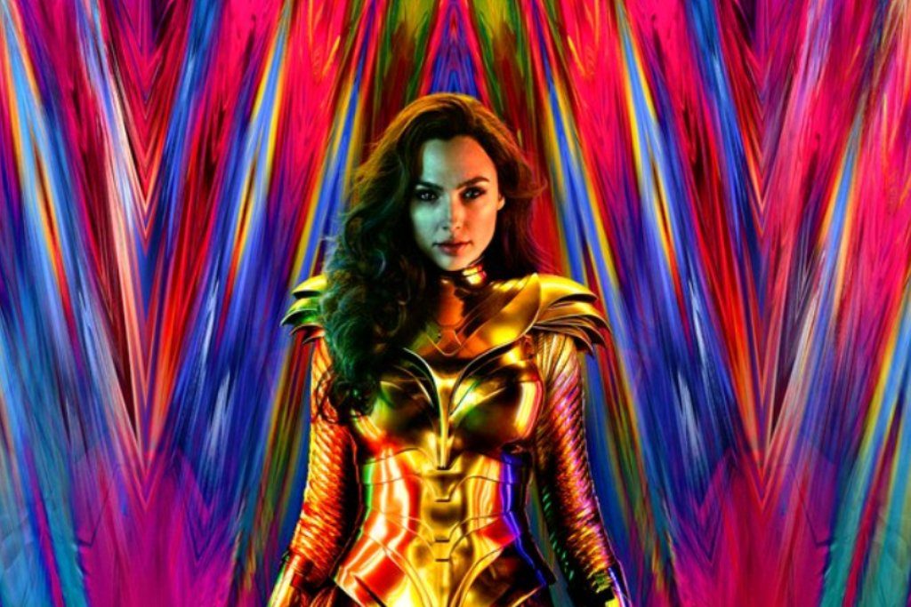 Gal Gadot in the very 80s poster for Wonder Woman 1984 How To Watch The DC Extended Universe In Chronological Order