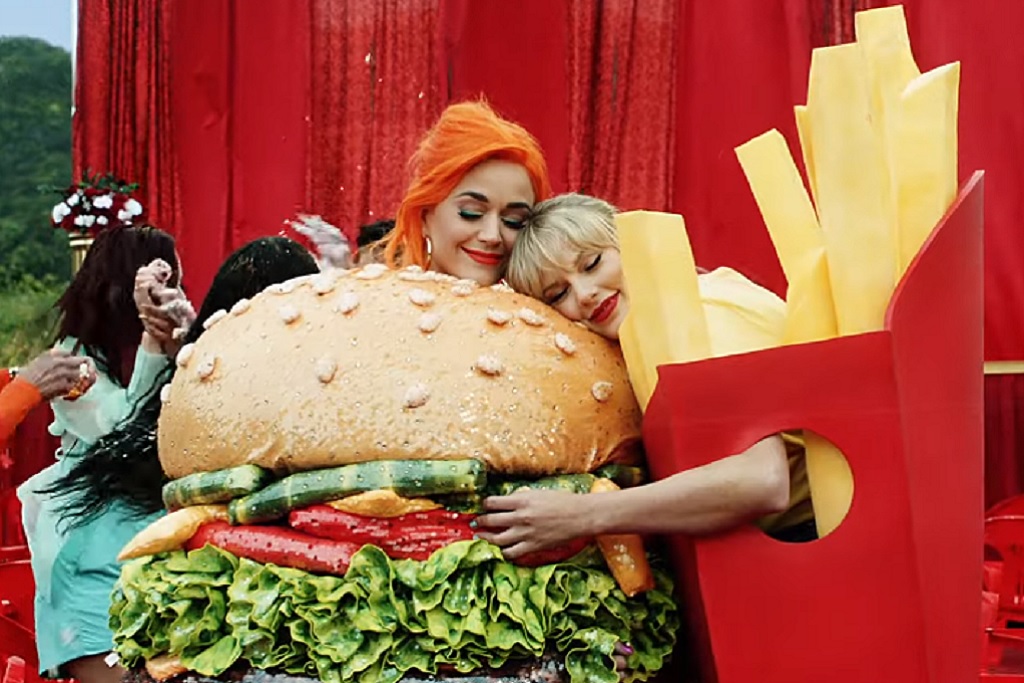 Katy Perry and Taylor Swift reunite in the new music video for 'You Need To Calm Down'