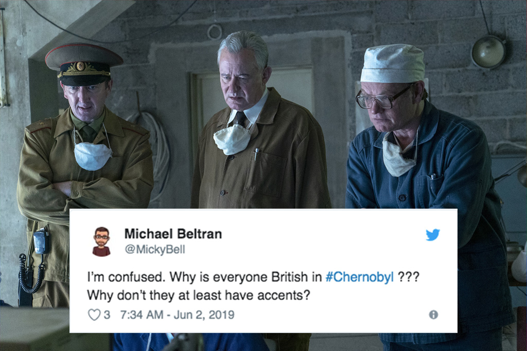 Chernobyl HBO bad accents