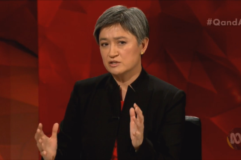 Penny Wong has a message for Israel Folau on Q&A
