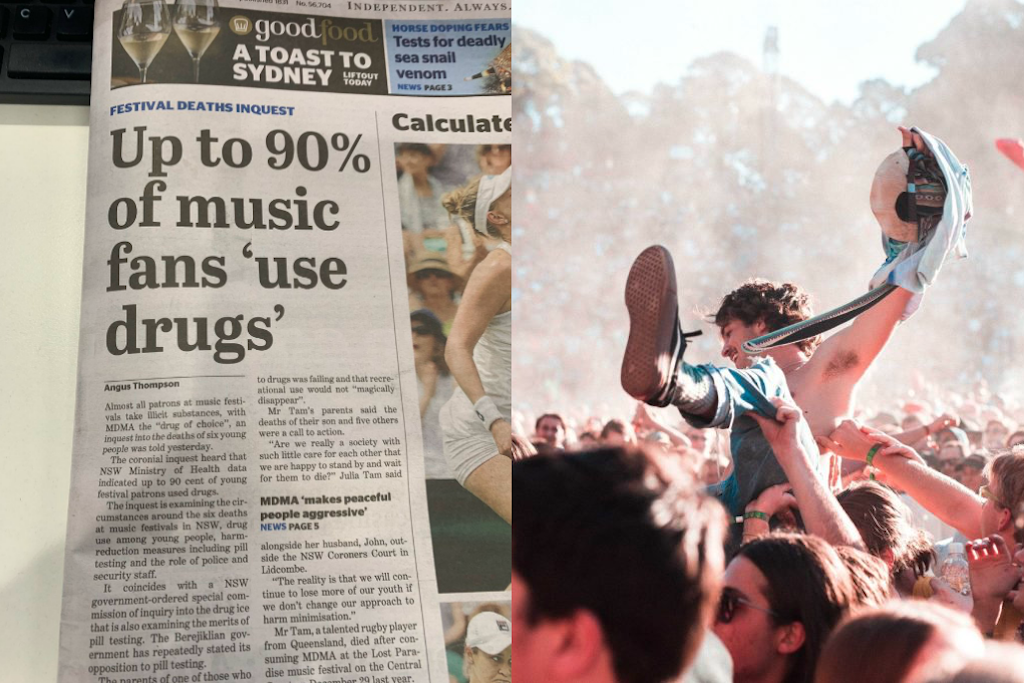 festival drug users