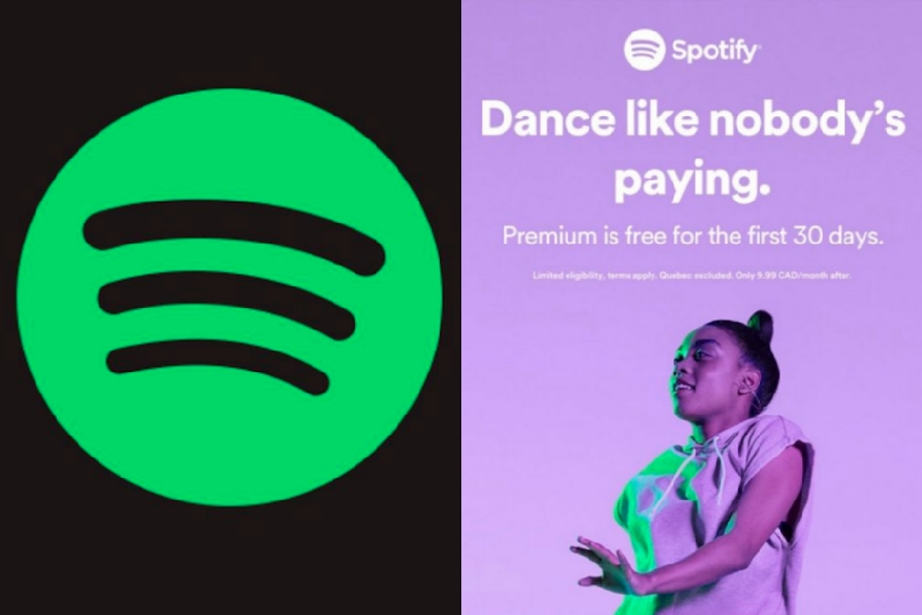 Spotify Controversy Dance Like Nobody's Paying Ad photo