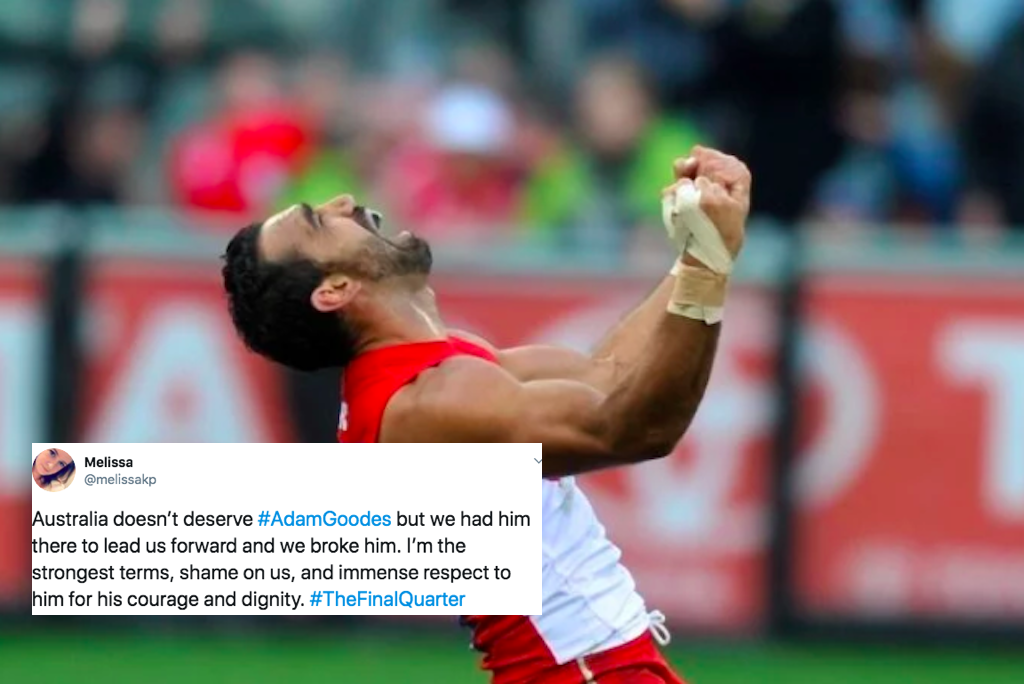 The Final Quarter: twitter reacts to moving Adam Goodes doco